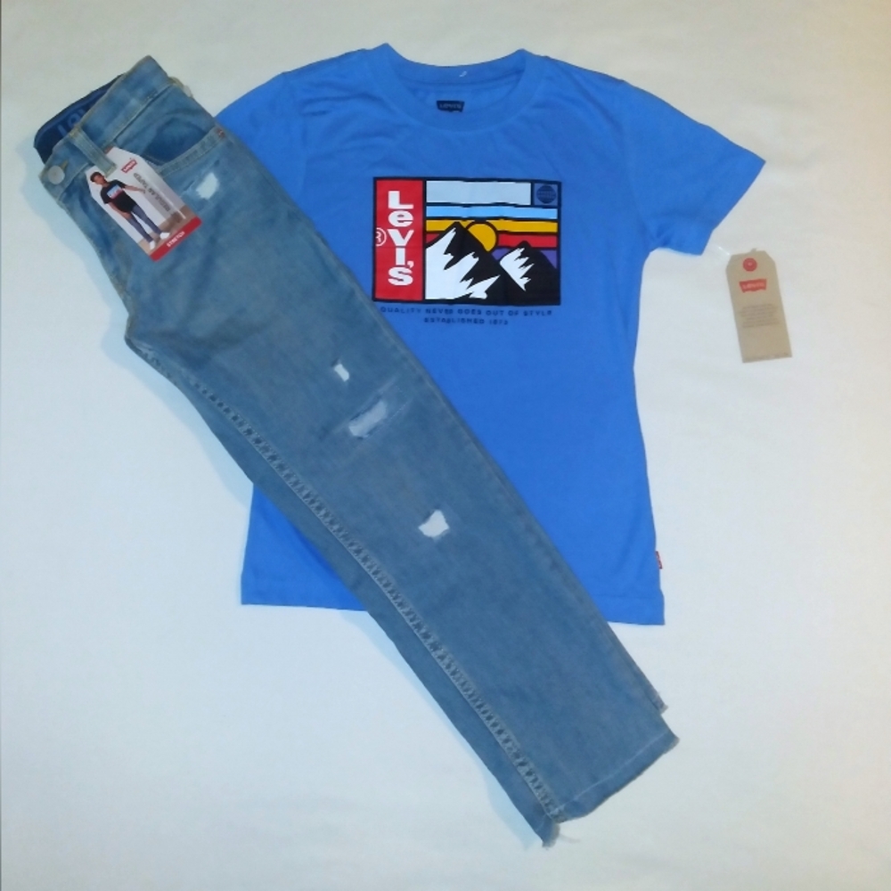 Levi's Boys Toddler 2pc Jean's & Tee Set - 5T